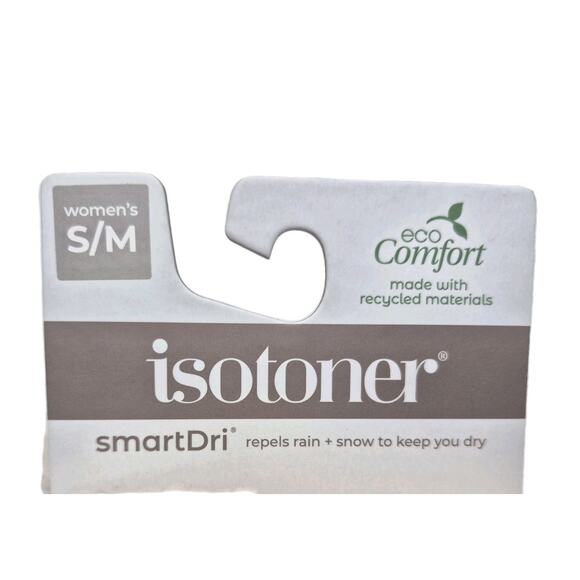 ISOTONER Cognac Fleece Lined Gloves Womens S/M Eco Comfort SmartDri SmarTouch - Picture 6 of 9